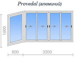 Остекление балкона WDS